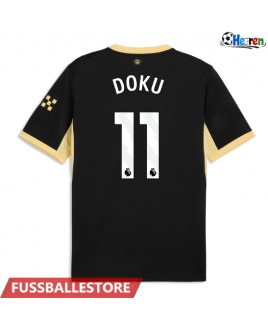 Günstige Manchester City Jeremy Doku #11 Auswärtstrikot 2026-27 Kurzarm